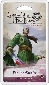 Fantasy Flight Games Legend of The Five Rings The Card Game for The Empire Dynasty Pack - Tactical Strategy Game for Kids & Adults, Ages 14+, 2 Players, 45-90 Minute Playtime, Made