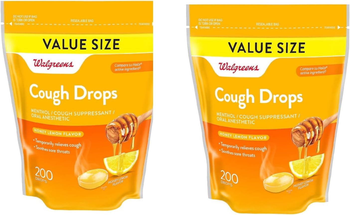 Walgreens Cough Suppressant/Oral Anesthetic Honey Lemon 200