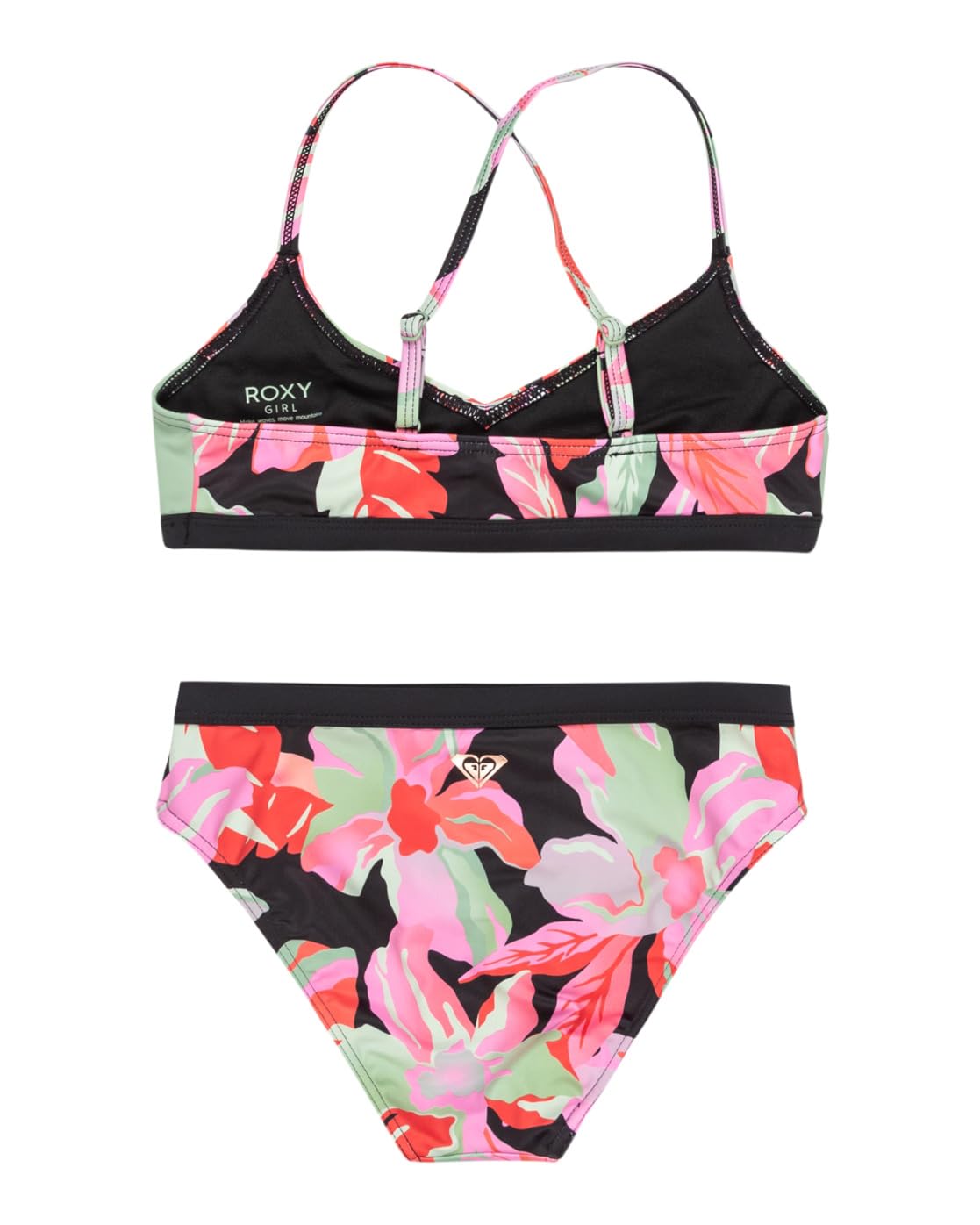 Roxy Aktywny RG Athletic Tri Set Dwuczęściowy strój dziewczęcy
