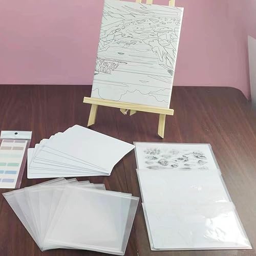 Miniatura 7 de 20 paneles de almacenamiento de sellos transparentes, bolsa de almacenamiento troquelada resellable, paneles organizadores de sellos de plástico