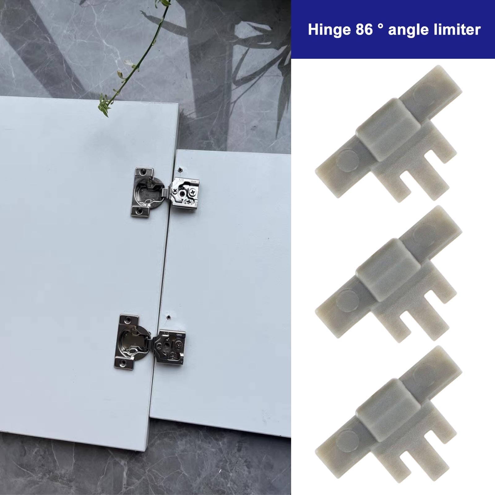 ITROLLE 50 Sets Plastic 4x10 Scharnier Deuvel Inserts Schroeven Scharnier Plug