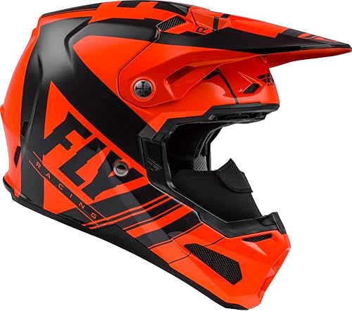 Miniatura 4 de Fly Racing Formula Carbon Vector Cold Weather Snow Helmet (Neon OrangeCharcol Grey)
