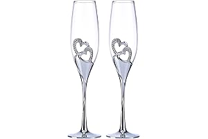 Chic Wedding Champagne Goblets