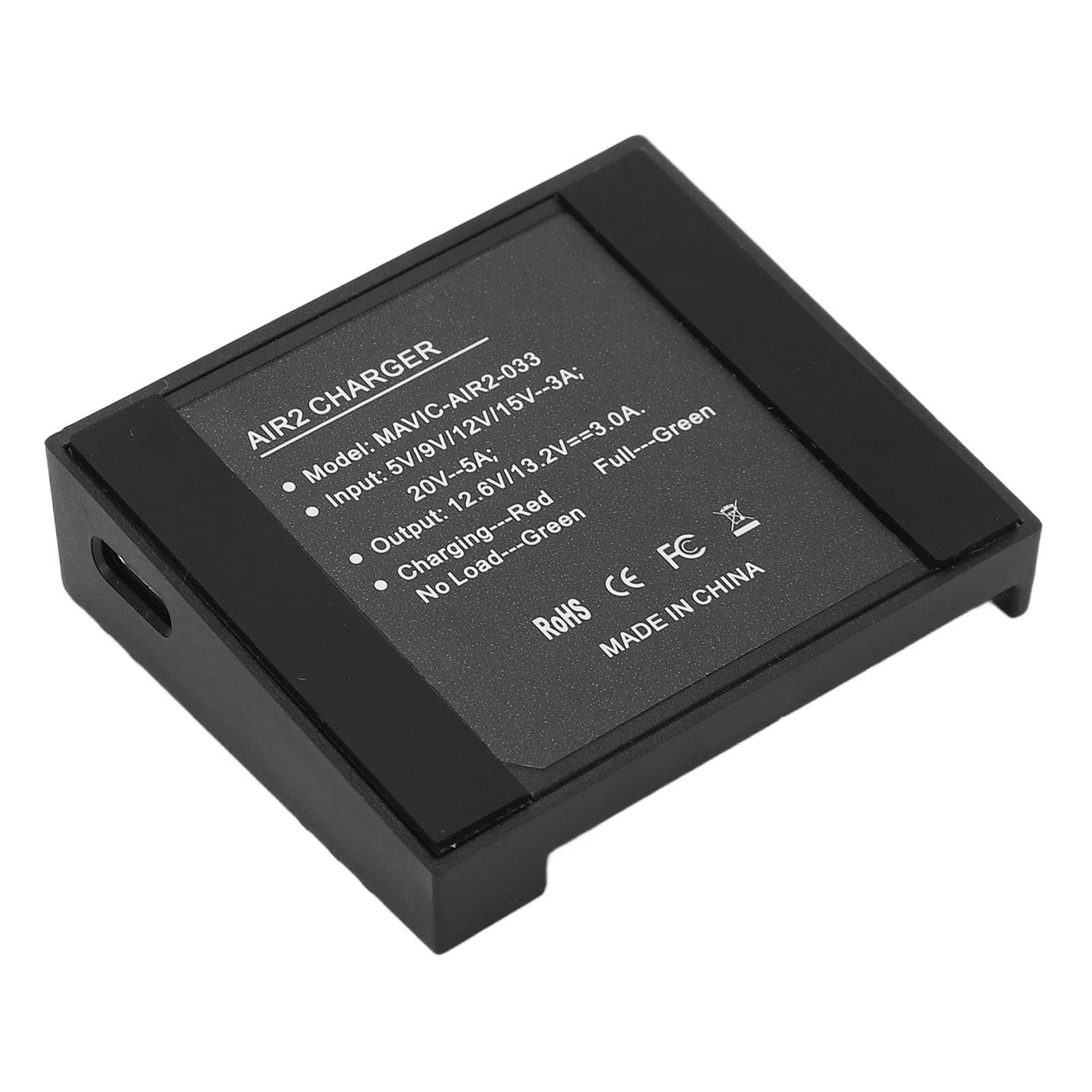 Caricabatterie per droni con cavo USB Guscio in plastica Kit caricabatteria per droni neri per AIR