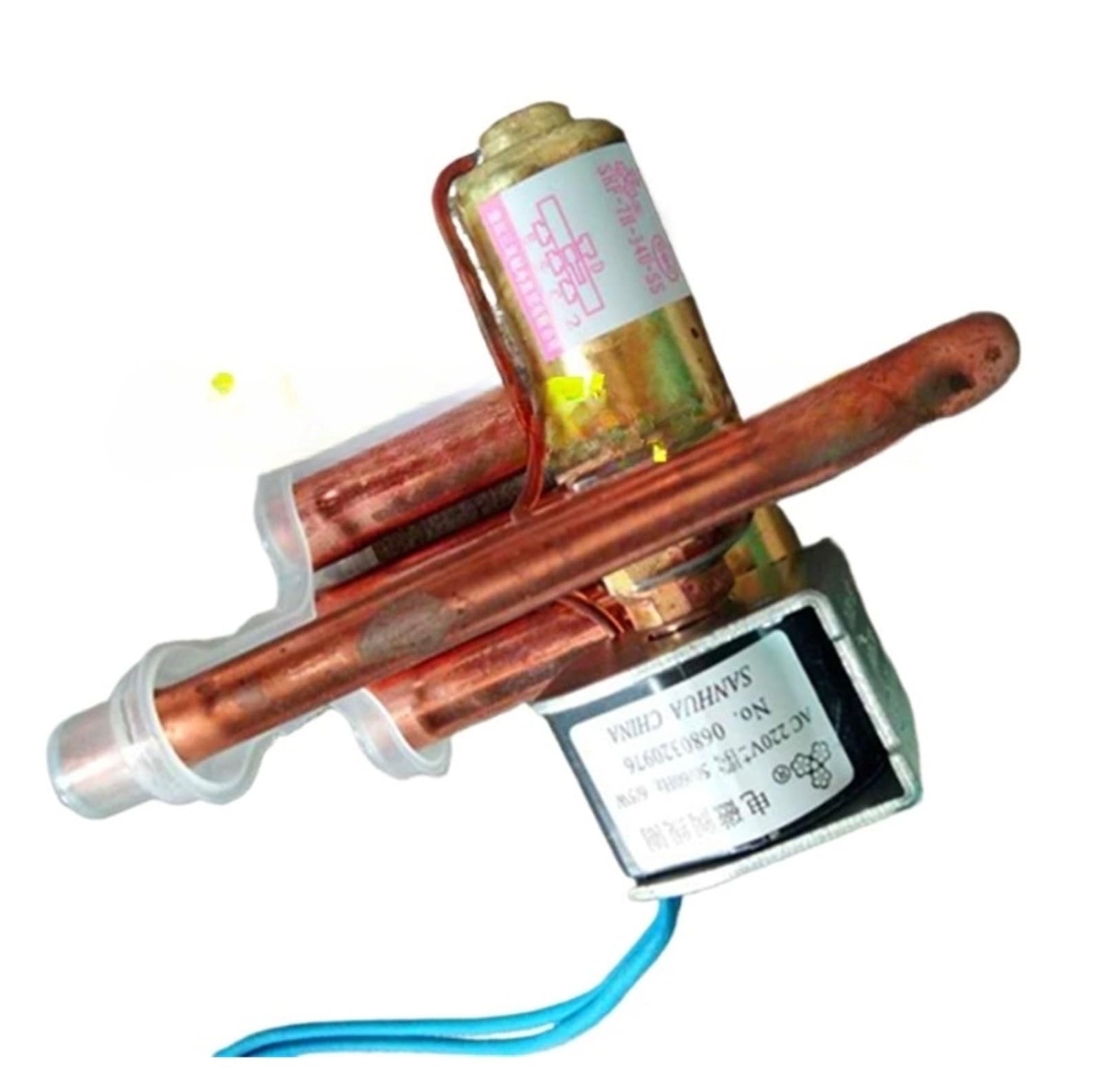 Genterun One Color Air Conditioning Four-Way Reversing Valve Three Flowers Four-Way Reversing Valve Shf-7H-34U-P Solenoid Valve 1.5-2 Hp