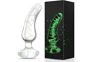 Crystal Glass Glow in the Dark Anal Massager