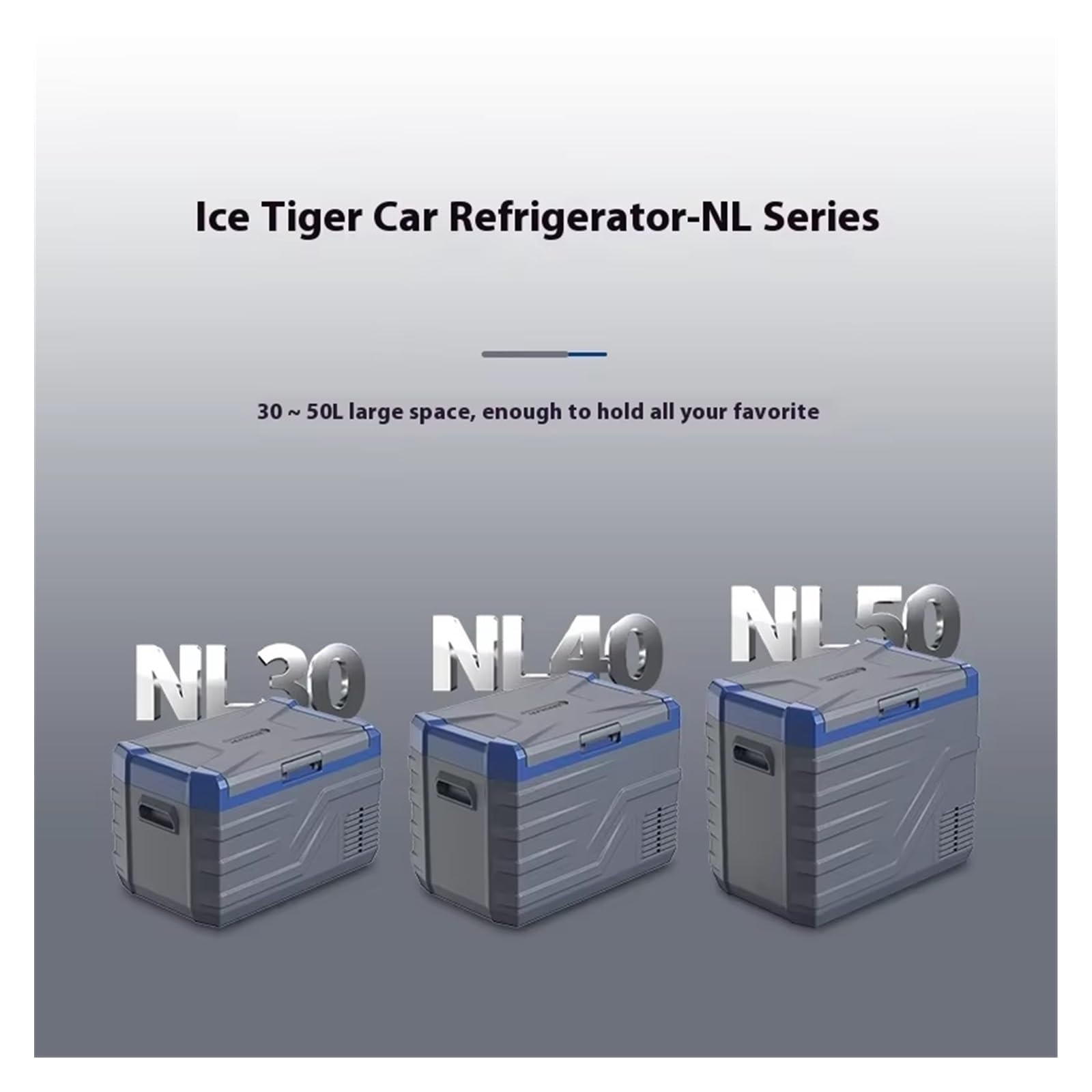 Refrigerador de Coche de una Sola Zona de 40 l, Nuevo, con compresor de 12 V y 24 V, congelador y máquina de Hielo de plástico for Uso doméstico.