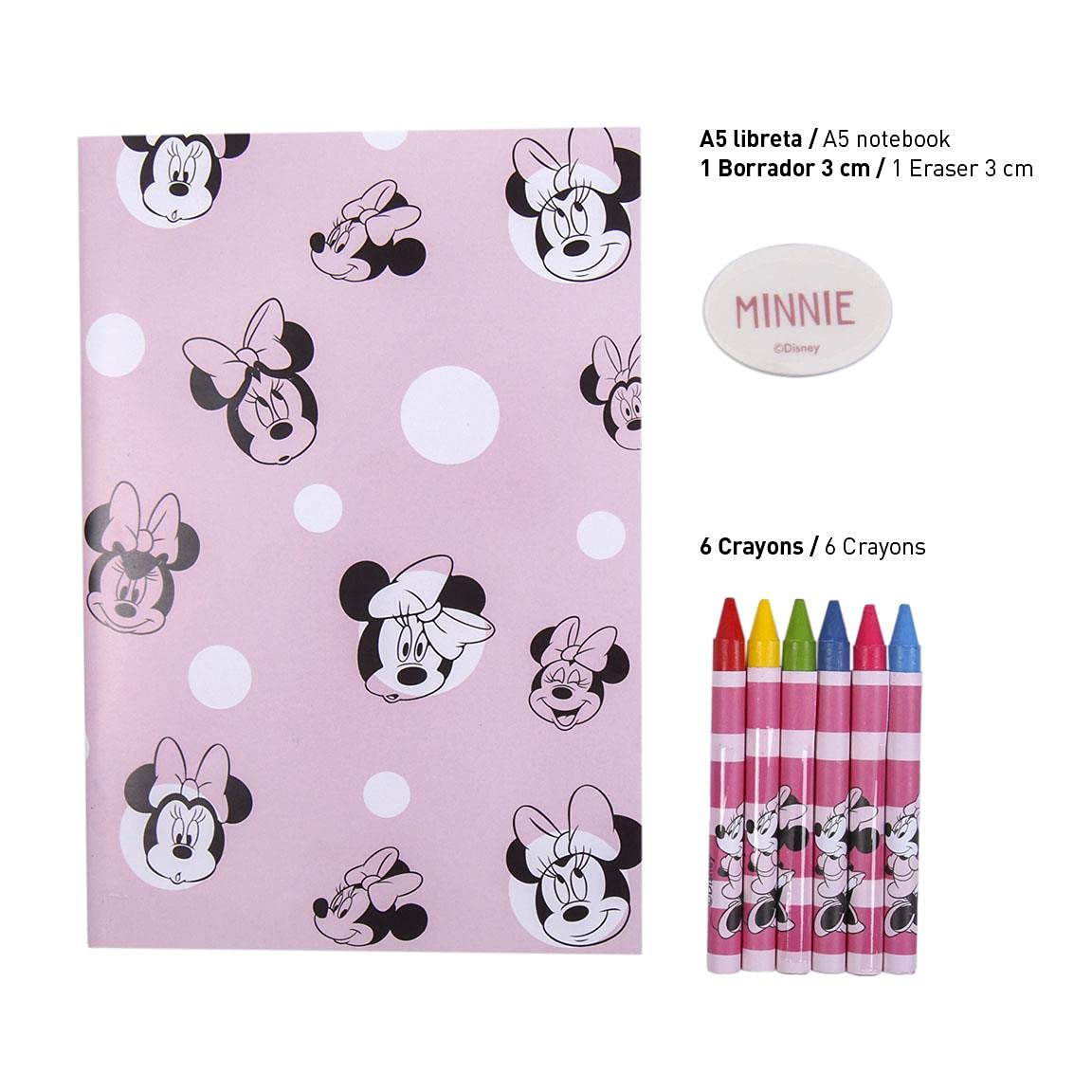 Cerdá Student Set Complete with Metal Case and Minnie Student Material Official Disney Licensed, Multicolored - Image 4
