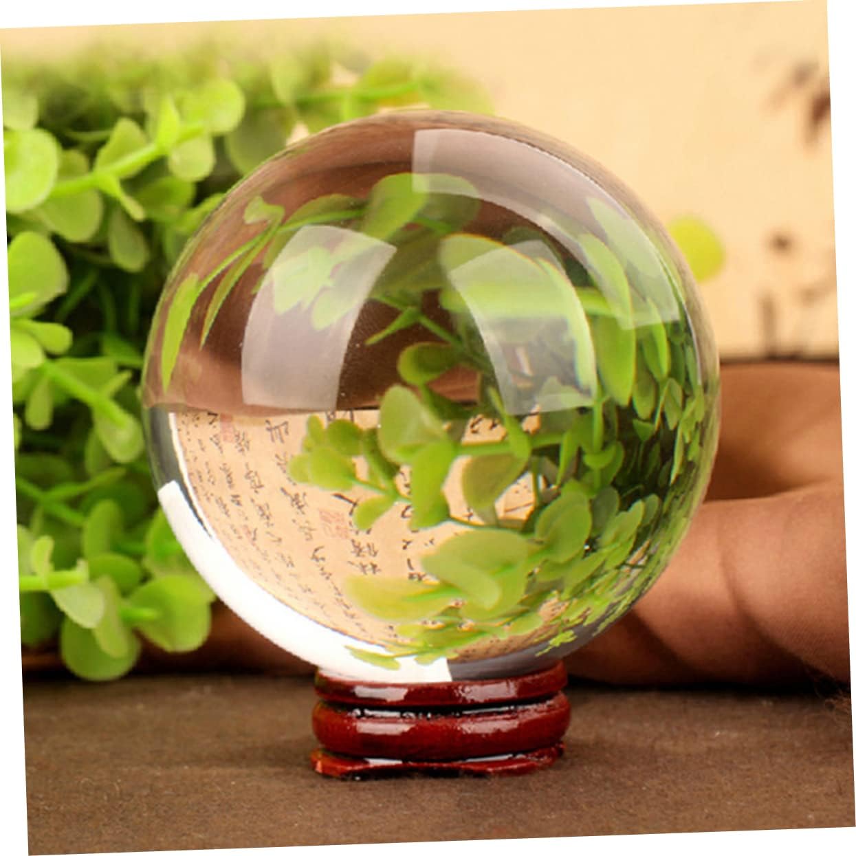 Crystal Ball Photography Prop 100mm Decor Balls Decorative Spheres for Home