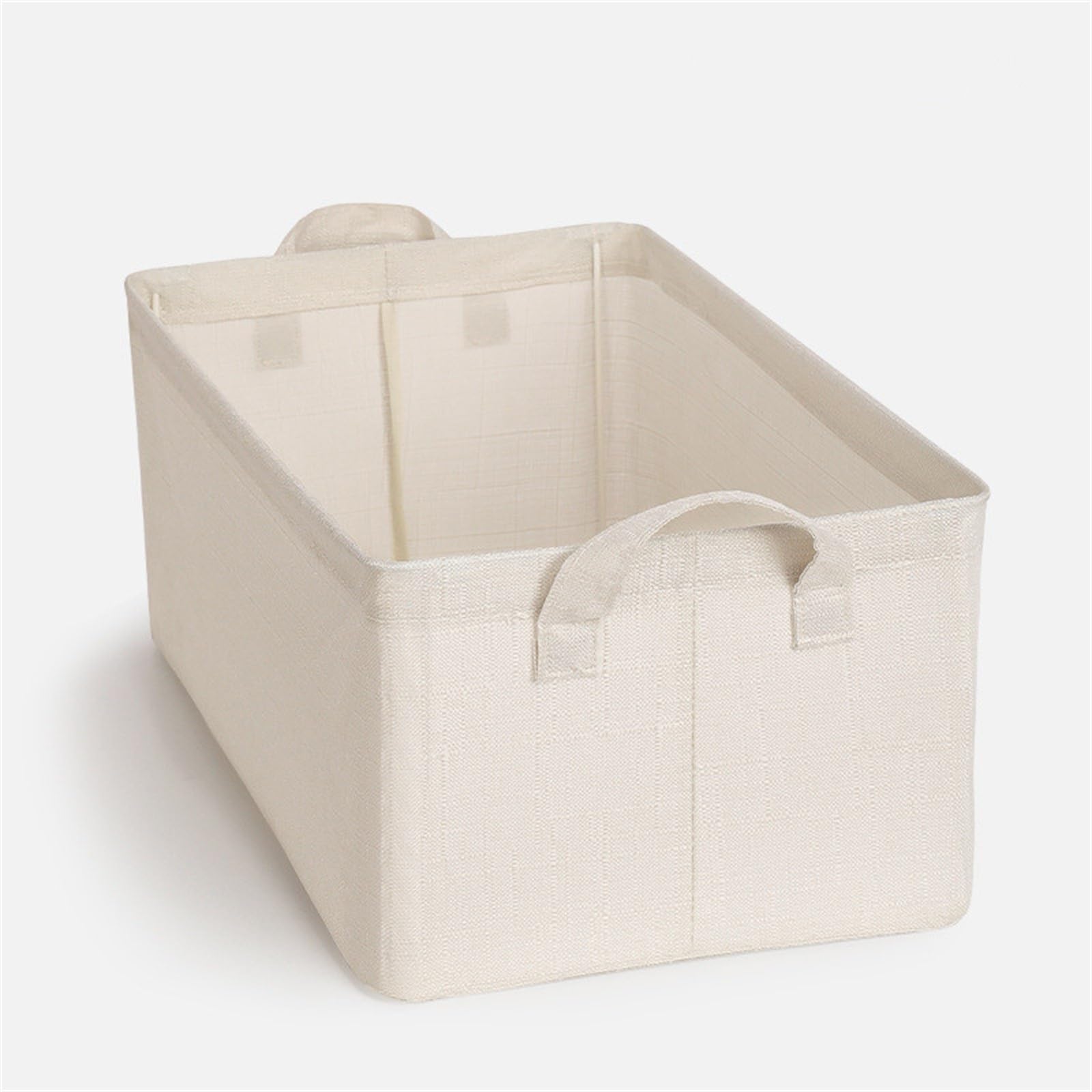 MRKU Basket Storage Box Kitchen Household Wardrobe Can Be Folded Portable for Shelves,Toys,Clothes