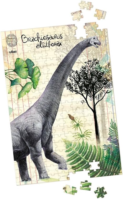 Vilac Coffret de 3 puzzles dinosaures avec posters, vue 4