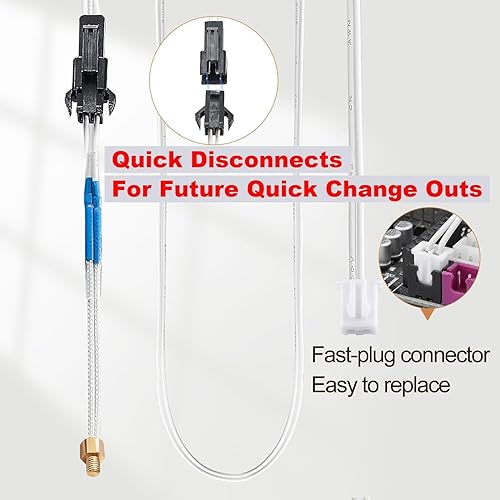 Vista 6 de 5Aplusreprap Ender 3 Hotend Upgrade: M3 Stud Thermistor,Fast Replaced, Compatible for Creality Ender 3 V2/Pro,CR-10 J-Head Hotend Replacement