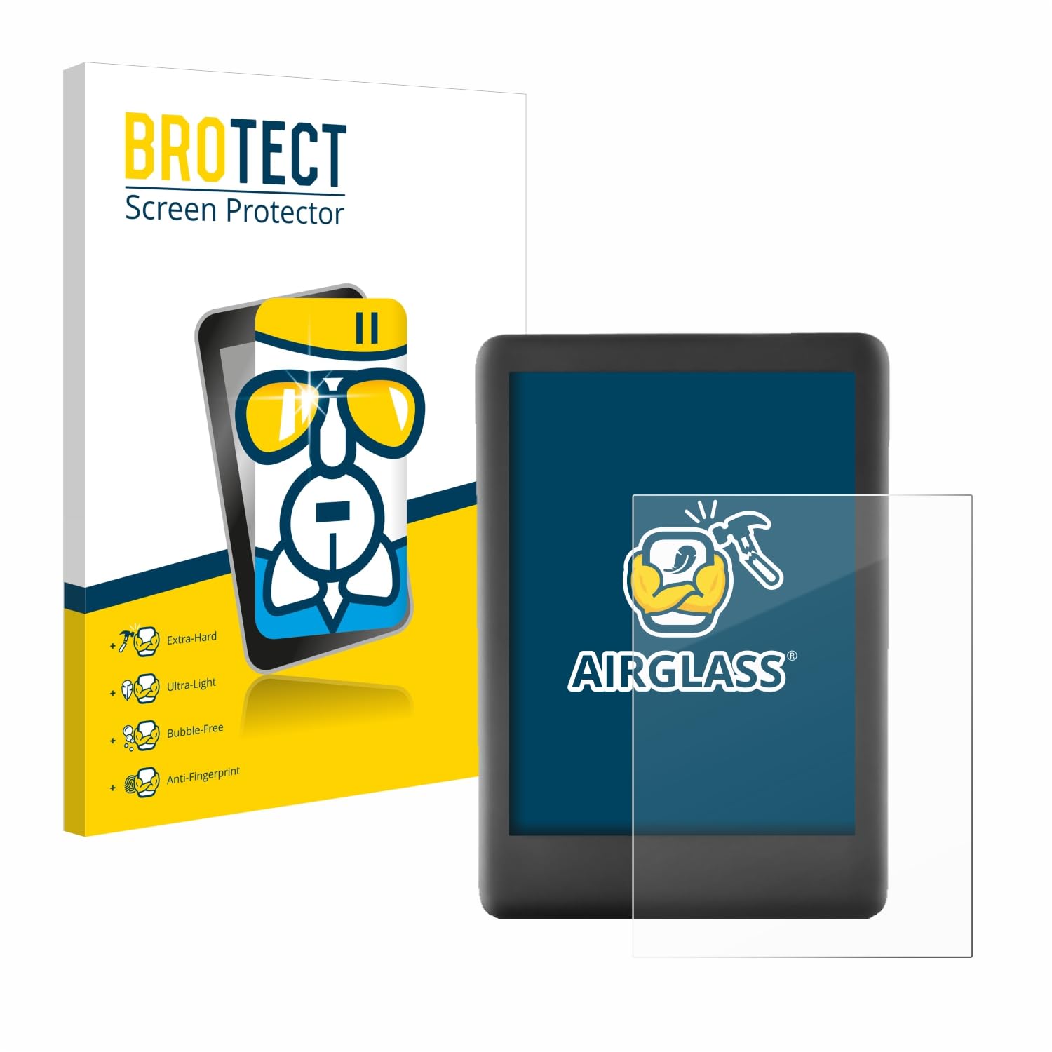 Brotect Pellicola Protettiva Per Kindle Kids Edition 2019 (10a Gen.) - 2 Pezzi - Trasparente E Anti-impronte - Made In Germany