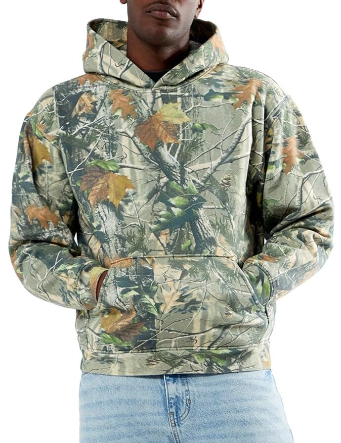 PacSun Men's Tree Camo Hoodie