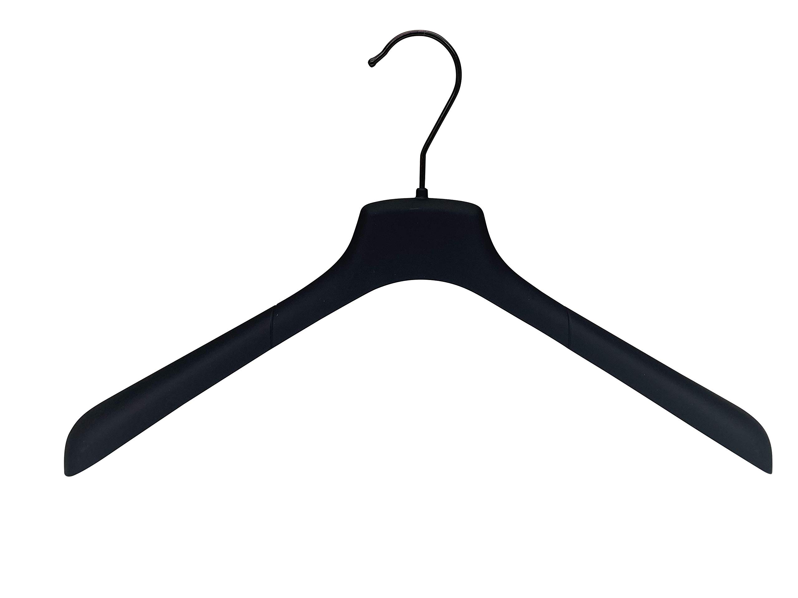 Cintres Anti-dérapants En Caoutchouc Souple - Lot De 15, Longueur 42 Cm | Parfait Pour Sweats, Vestes Et Manteaux