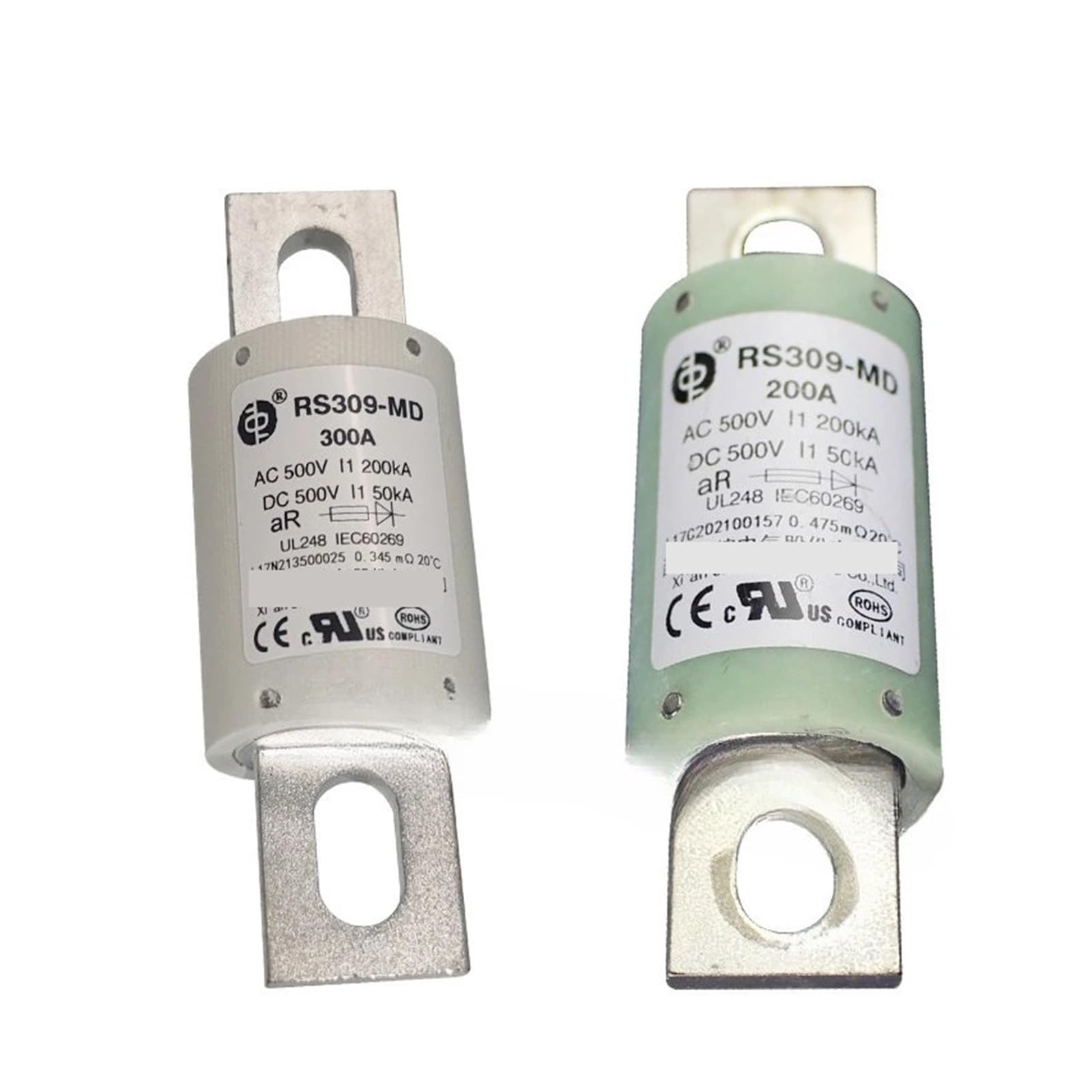 CXFCIHFT RS309-MD-200A250A300A350A400A500A600A800A 500VDC fuse(RS309-MD 300A ()