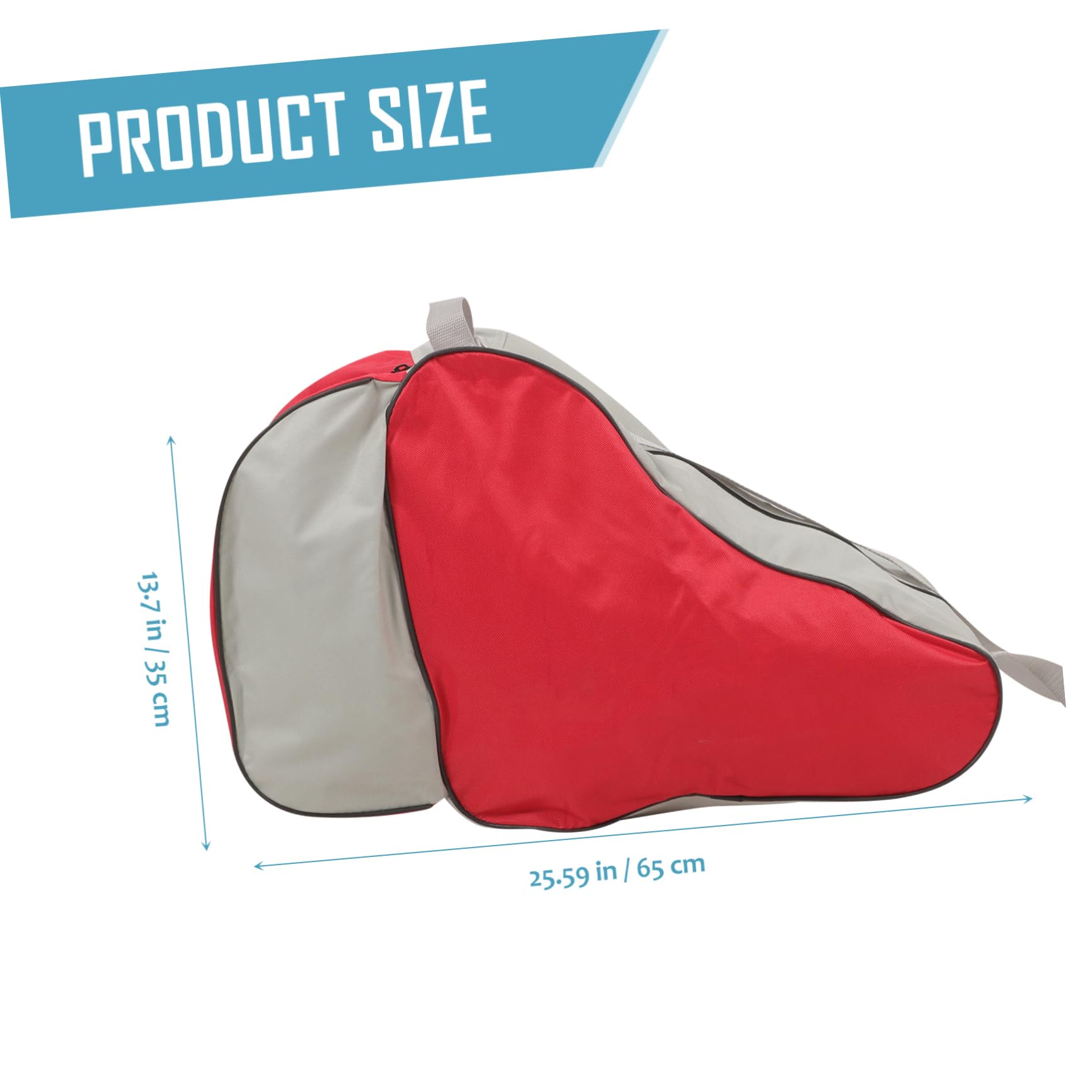 Toddmomy Roller Skate Bag Backpack for Ice Skating Durable Design with Padded Strap for Boys for Rink and Park Use