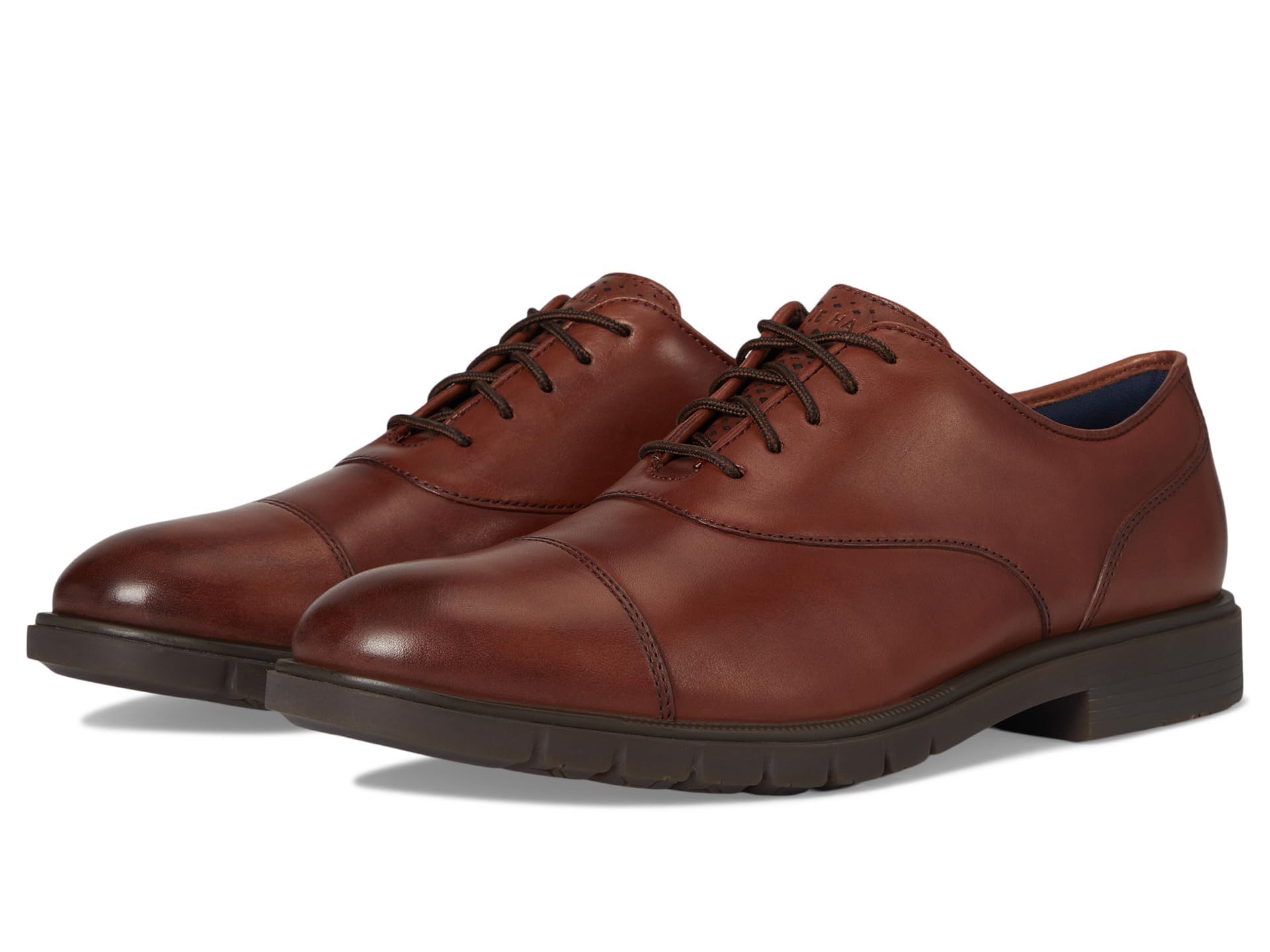 Cole Haan Men's Grandflex Dress Cap Toe Oxfords, Mahogany, 7