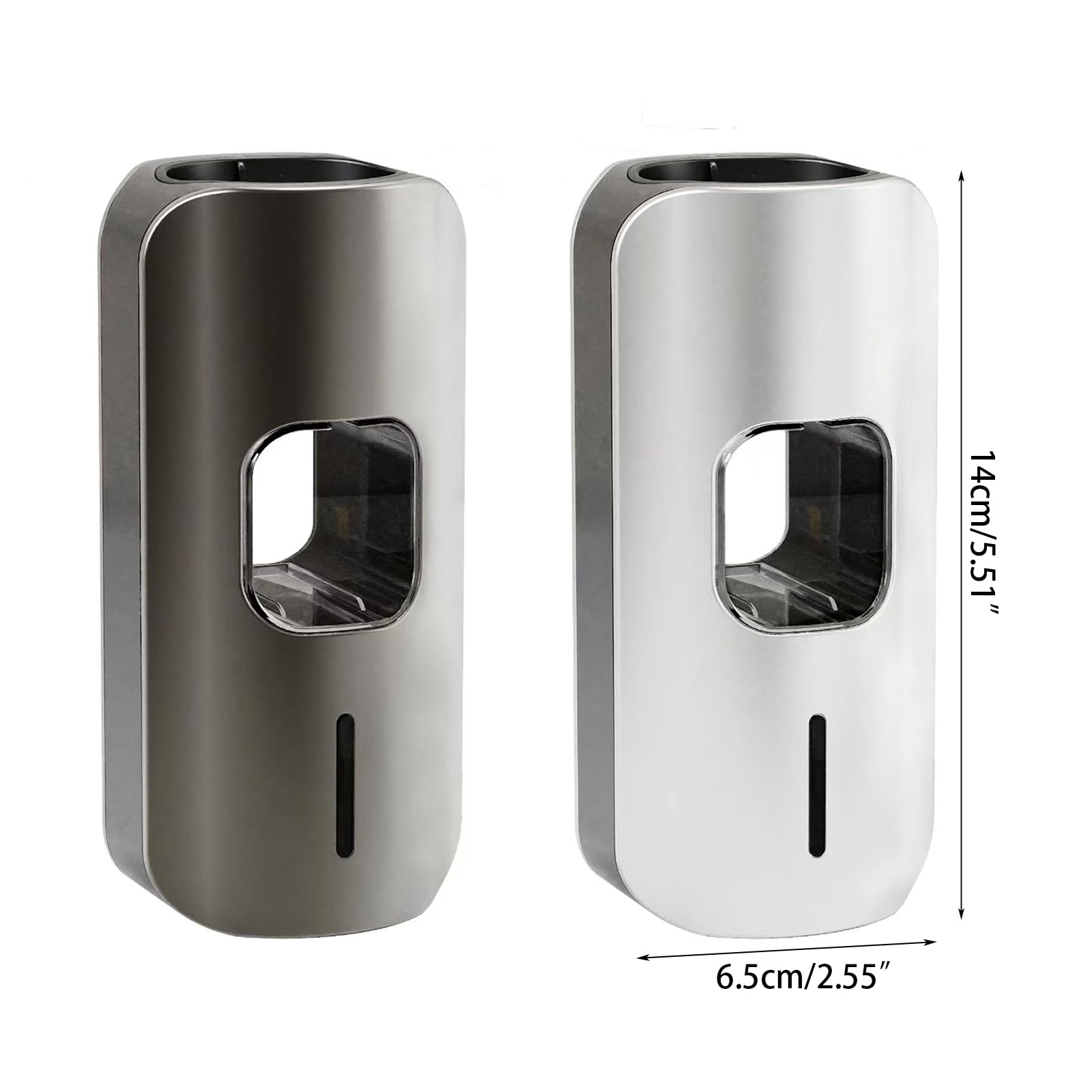Dispensador de pasta de dientes, exprimidor automático de pasta de dientes para niños y familias, accesorios de baño montados en la pared, soporte para cepillos de dientes, dispensador de pared