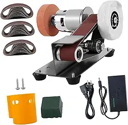 Lixadeira de Cinta Compacta para Trabalhos em Metal E Madeira