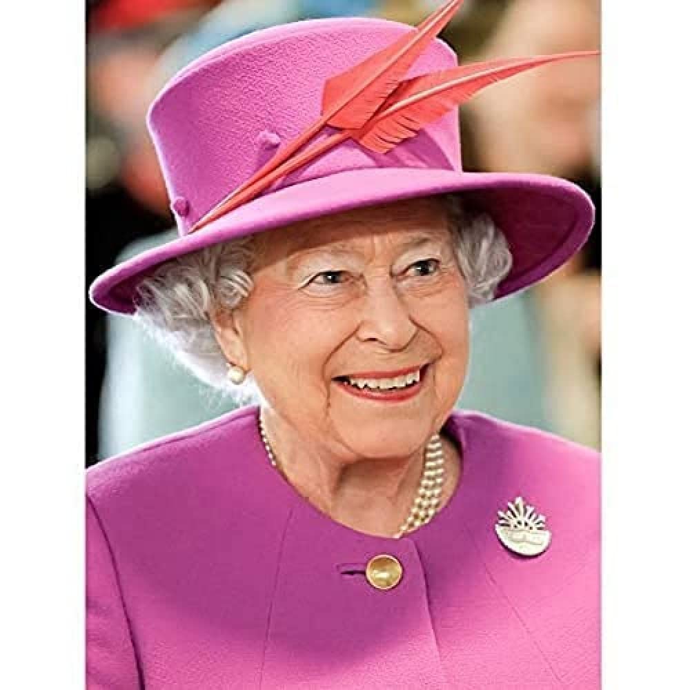 Rouse Portrait Queen Elizabeth II England Photo Unframed Wall Art Print Poster Home Decor Premium