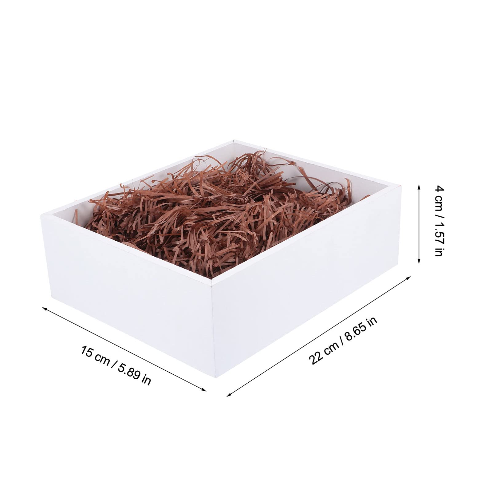 Carta sminuzzata per confezioni regalo, Carta velina glitterata triturata for riempire i regali di Pasqua, multicolore, 22x15 cm, confezione da 6(Coffee*2 Pieces,22 * 15Cm*3Pcs)