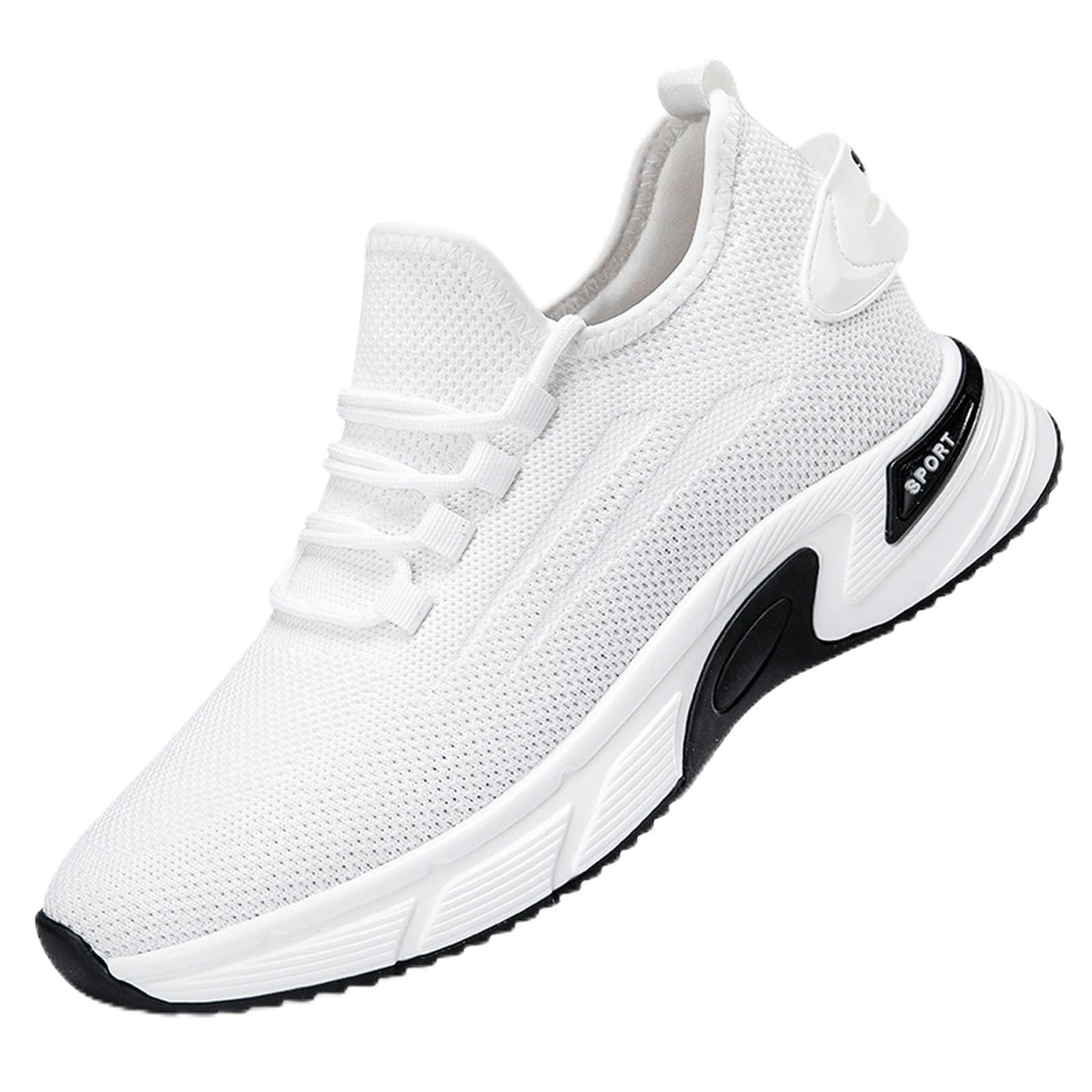 Running Schuhe Herren - Modische Herren Sneaker mit atmungsaktivem Mesh für sportlichen Komfort Elegante Innenhöhenverstärkung