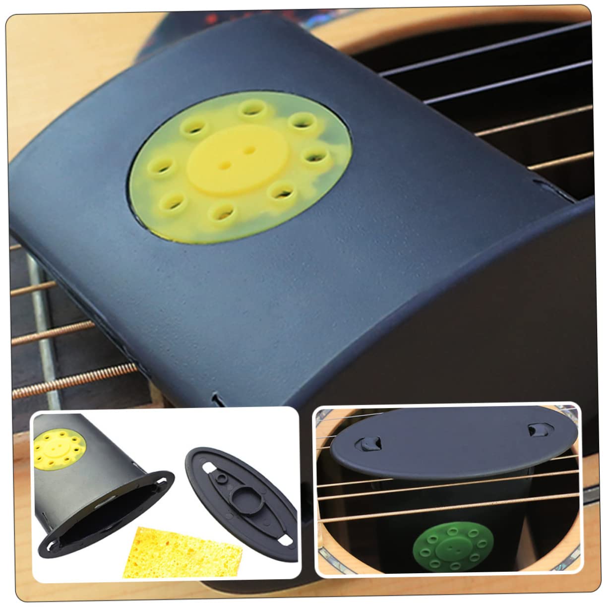 TOYANDONA 4pezzi Umidificatore Portatile Per Chitarra Acustica Regolatore Di Umidità Per Strumenti Musicali Previene Crepe e Deformazioni Facile Da Usare Design Antigoccia Compatibile Con