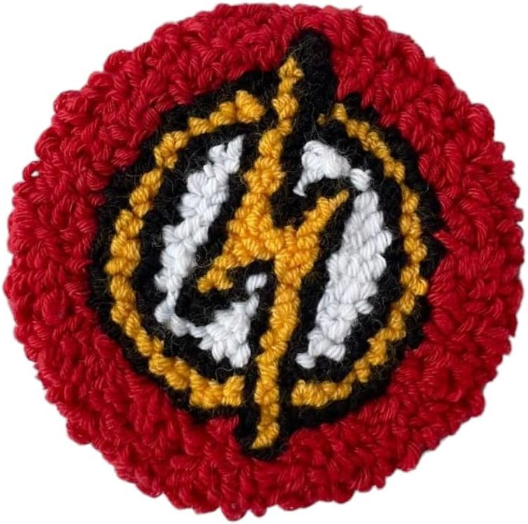 Ready to Sheep Handmade Punch Needle Car Coaster Superheroes (F)