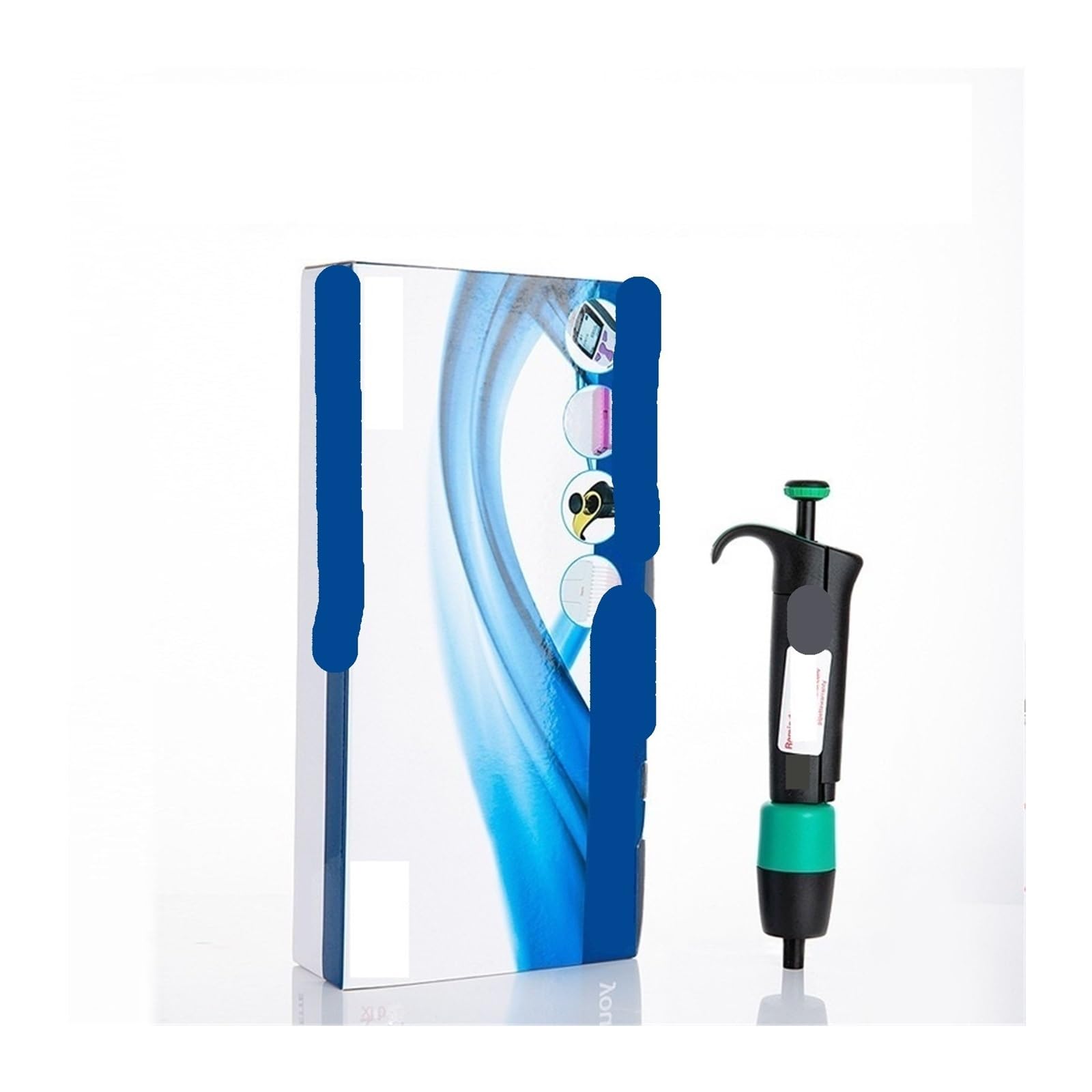 Micropipeta, Pipeta, Pipetas térmicas Multicanal Canal único Ocho canales Punta de pipeta micromanual ajustable(8-channel30-300uL)
