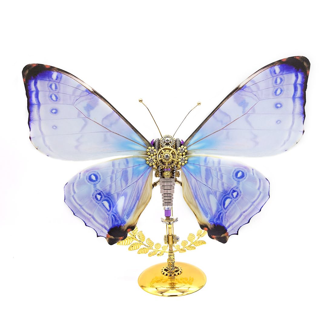 DERELOAS 3D Puzzles for Adults - Morpho Sulkowskyi Butterfly 3D Metal Puzzles, DIY Animal Metal Model Kit, Crafts for Women and Men, Home Decor, DIY