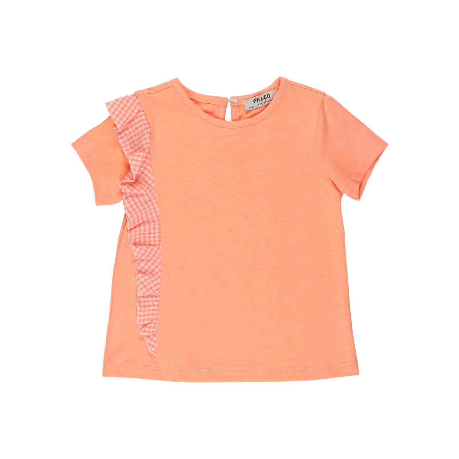 Kız Çocuk Fırfır Detaylı T-Shirt
