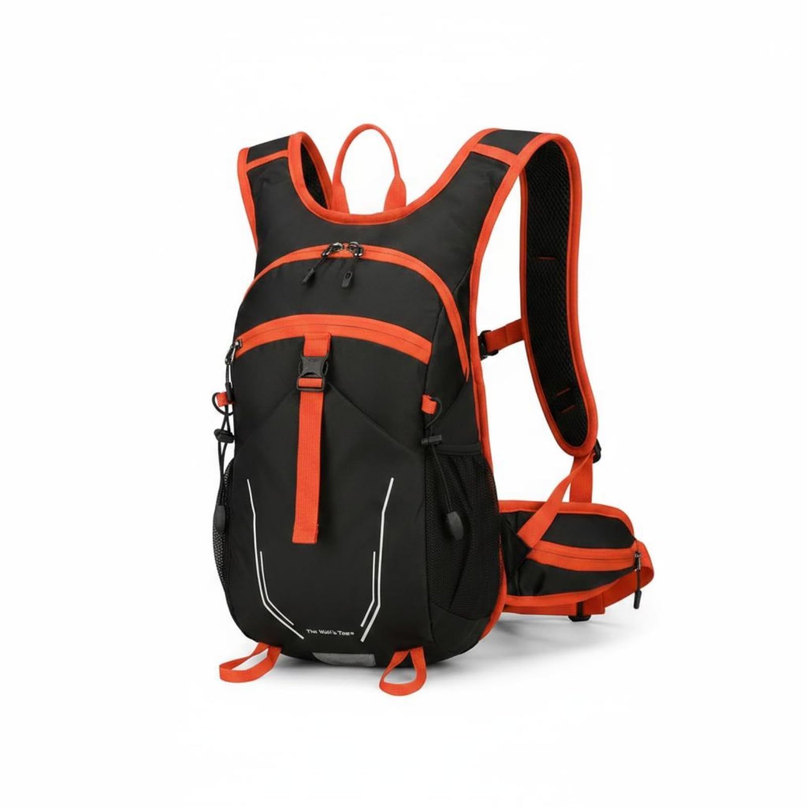 myaddiction hiking backpack waterproof travel backpack water-resistant cycling daypack, orange