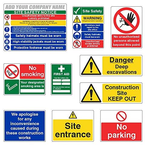 Construction Site Safety Sign Starter Pack Cover