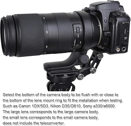 Miniatura 7 de Soporte retráctil de lente de enfoque largo, protector de bayoneta, cámara plegable y soporte de lente de zoom para teleobjetivo con placa de