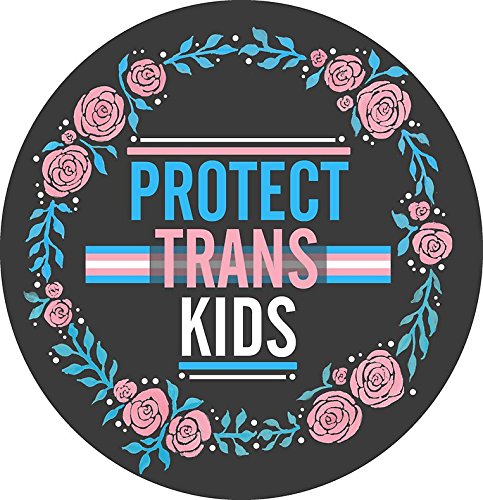 Magnet Protect Trans Kids Magnet Decal Fridge Metal 5" miniatura 1
