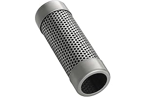 AmaZen Pellet Smoker Stainless Steel Black/Silver Tube Smoker