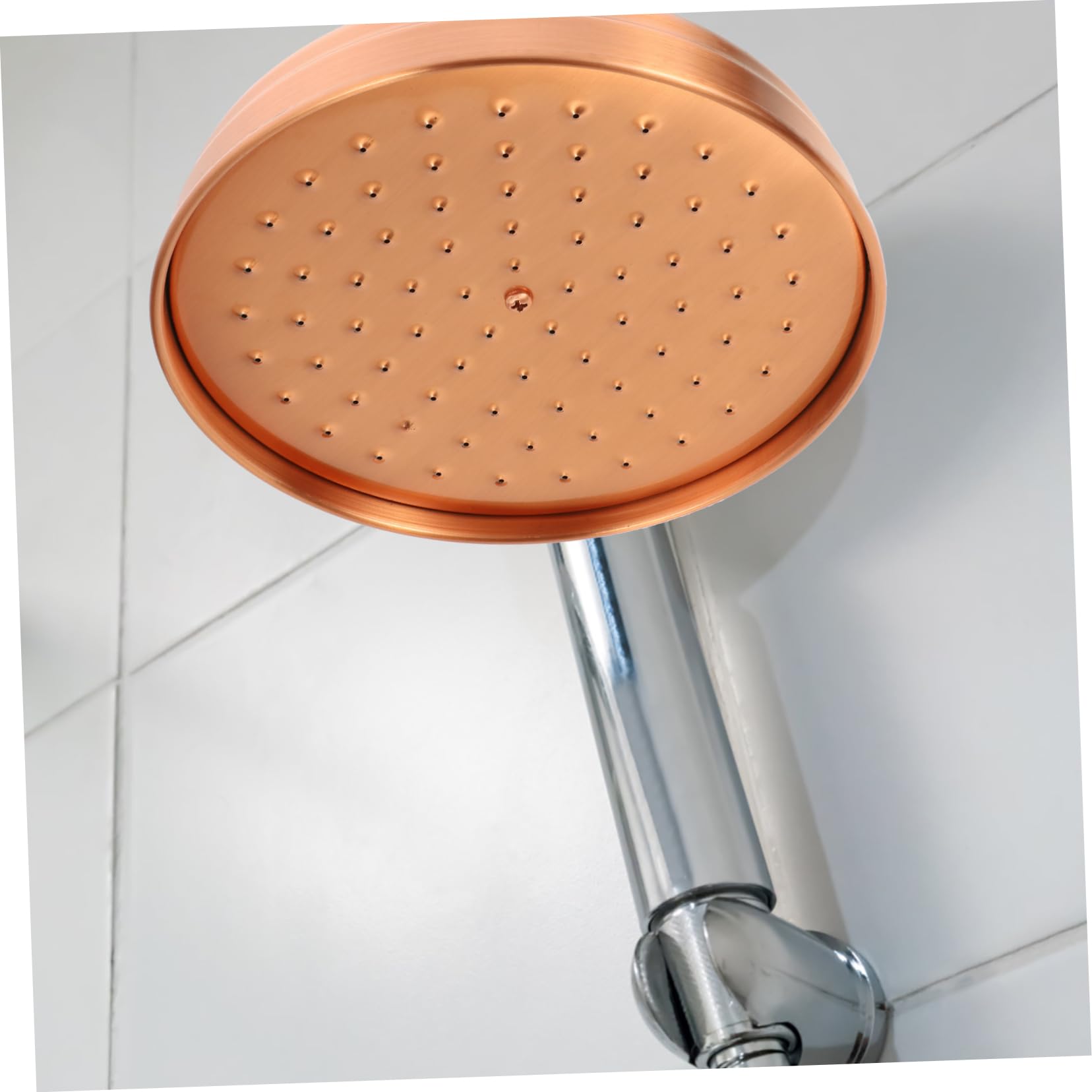 Cabilock Alcachofa de ducha de cobre de 8 pulgadas, diseño retro para baño y hogar