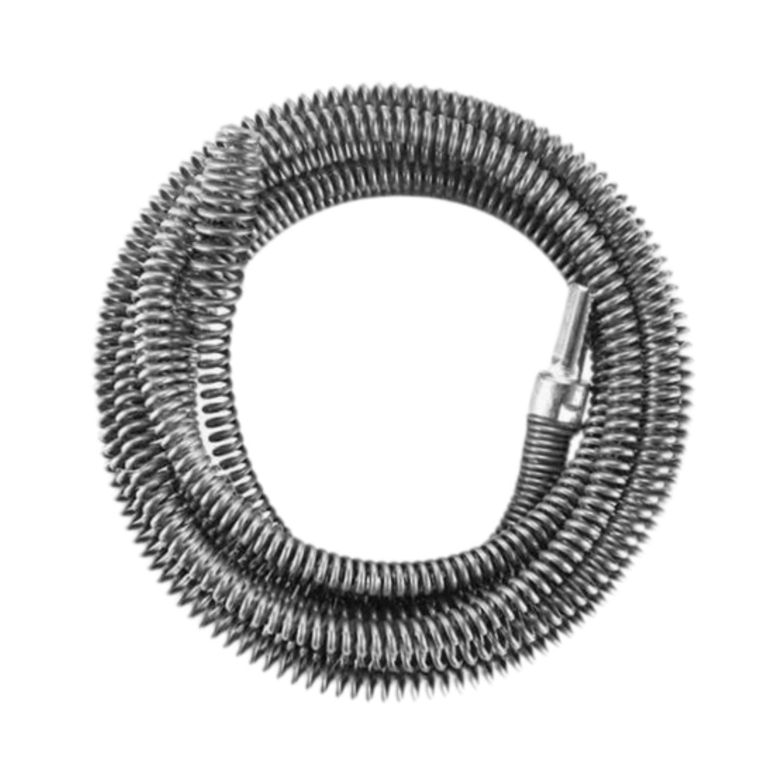 MERIGLARE Desatascador de Desagües con Resorte, Fácil de Instalar, 16 Mm, Flexible con Resorte, Herramienta de Desatasco para Obstrucciones de, 10m