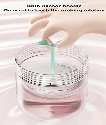 Miniatura 7 de MURRI&MURRDI Estuche de retenedor, caja de baño para dentaduras postizas con cesta de colador, funda protectora bucal, taza limpiadora de frenos,