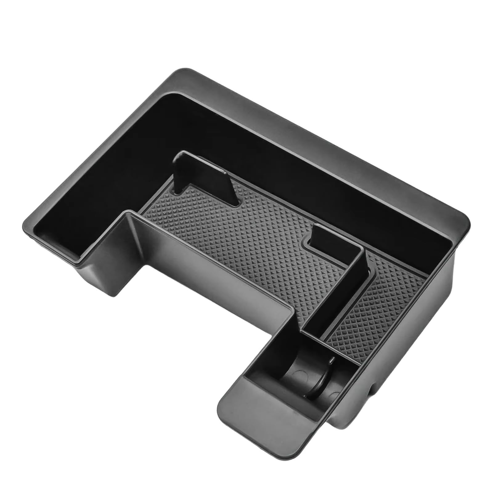 DSEQOPHH Armrest Insert Organiser Compatible With Vw For Tiguan For R-Line 1 Pcs Front Center Console Organizer Armrest Insert Tray Front Replacement Accessories