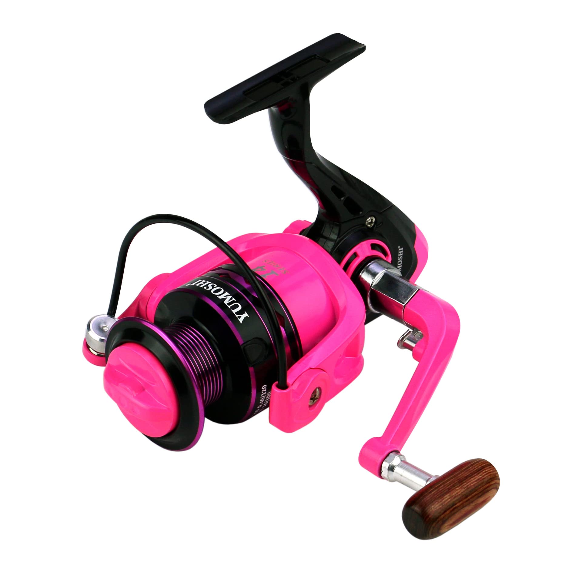 GaiRen Fishing Spinning Reel Gear Ratio 5.2:1 Lightweight Left/Right Hand Interchangeable Ultra Smooth Powerful 2000, 3000, 4000, 5000, 6000, 7000