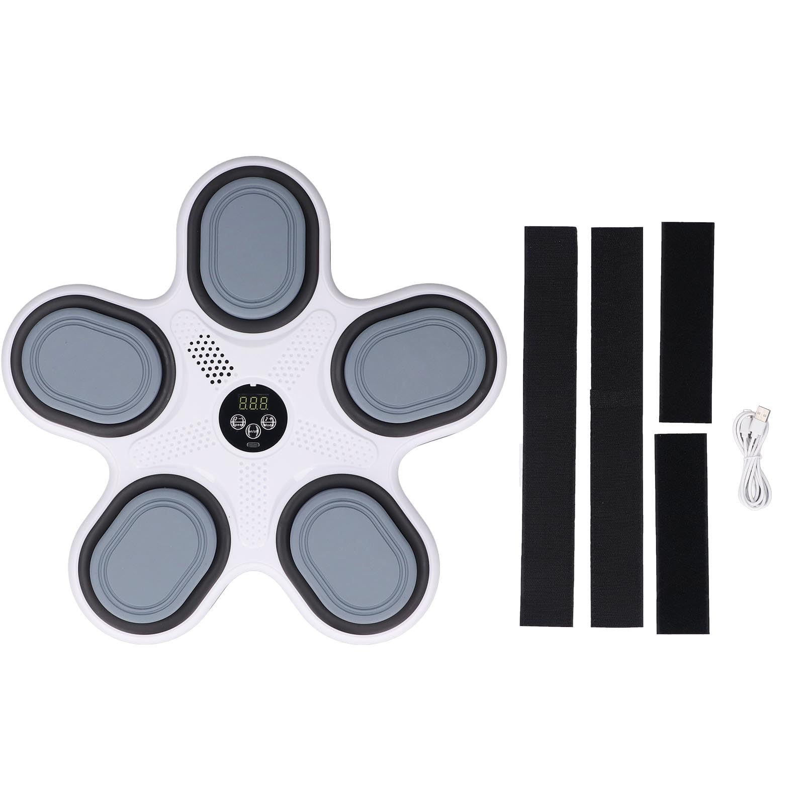 Music Boxing Machine, Macchina da Allenamento Musicale Boxe, Smart Bluetooth Multi Modes 5 Target Allevia l'attrezzatura per Il Fitness di Stress, Attrezzatura da punzonatura