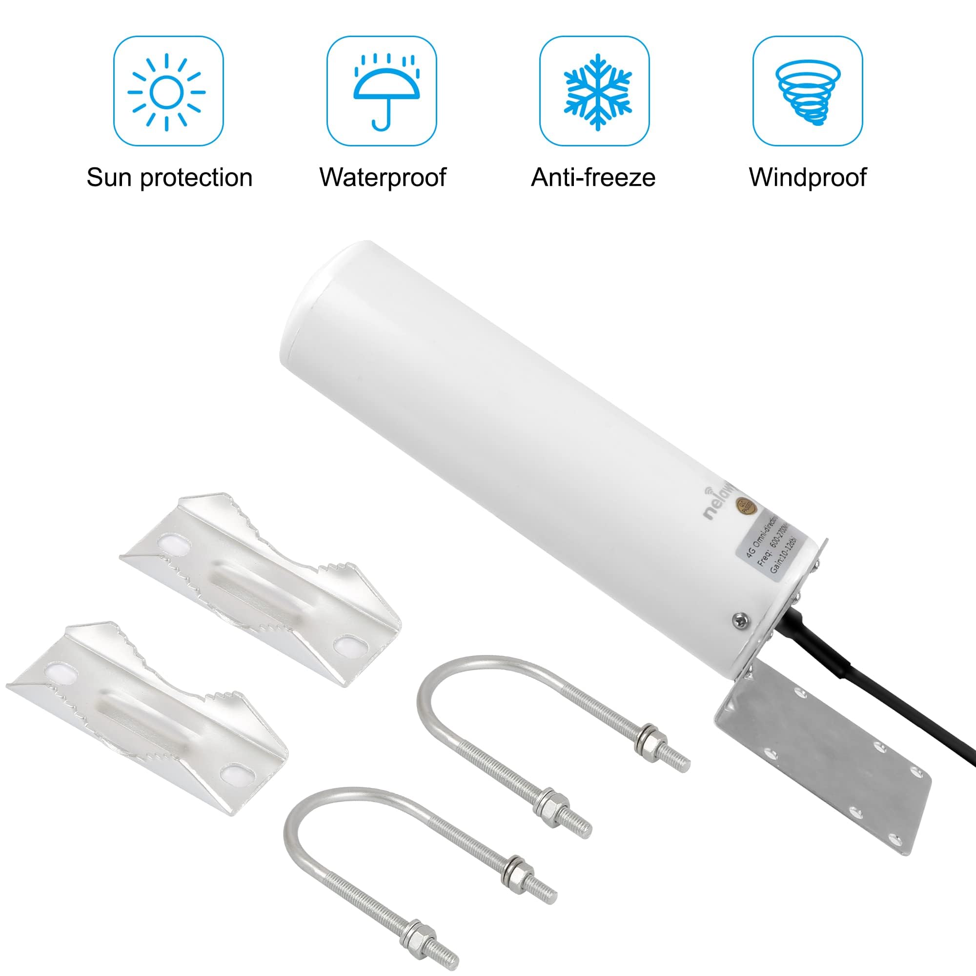 Antenne 4G LTE à gain élevé 10-12 dBi longue portée SMA TS9 pour Huawei ZTE Netgear Nighthawk M1 MR1100