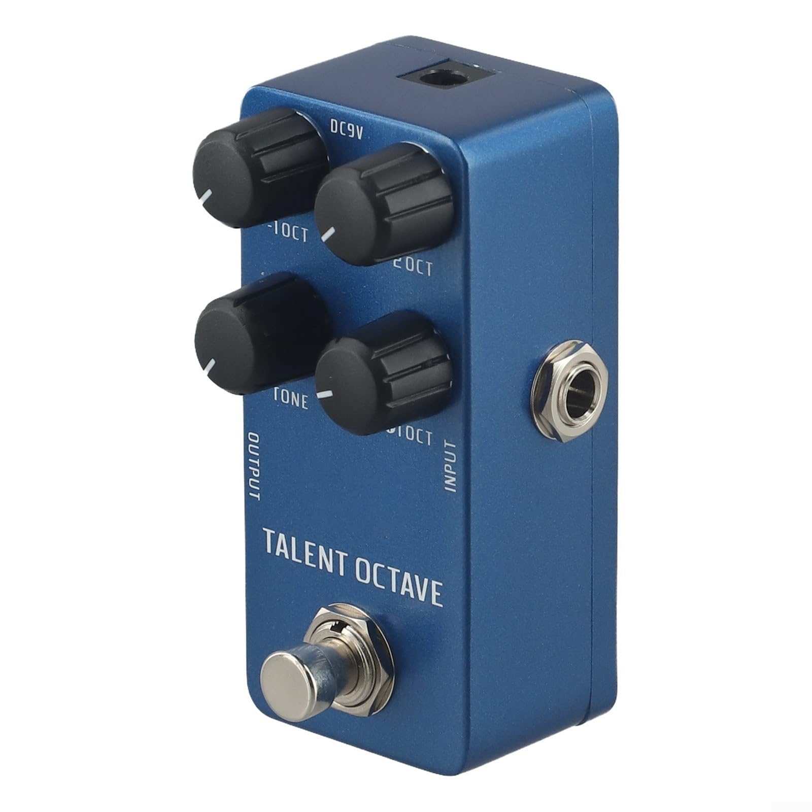 Pedale per effetti per chitarra, con guscio in metallo, ampia gamma di effetti sonori, facile da collegare e utilizzare (Drak Blue)
