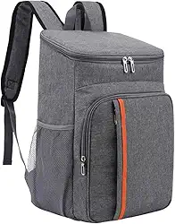 Mochila Térmica Cooler Impermeável 20L, Conserva por até 24h, Comporta 32 Latas, Alças Acolchoadas, Ideal para Praia, Trilha, Pesca e Piquenique, Revestimento Interno em PEVA