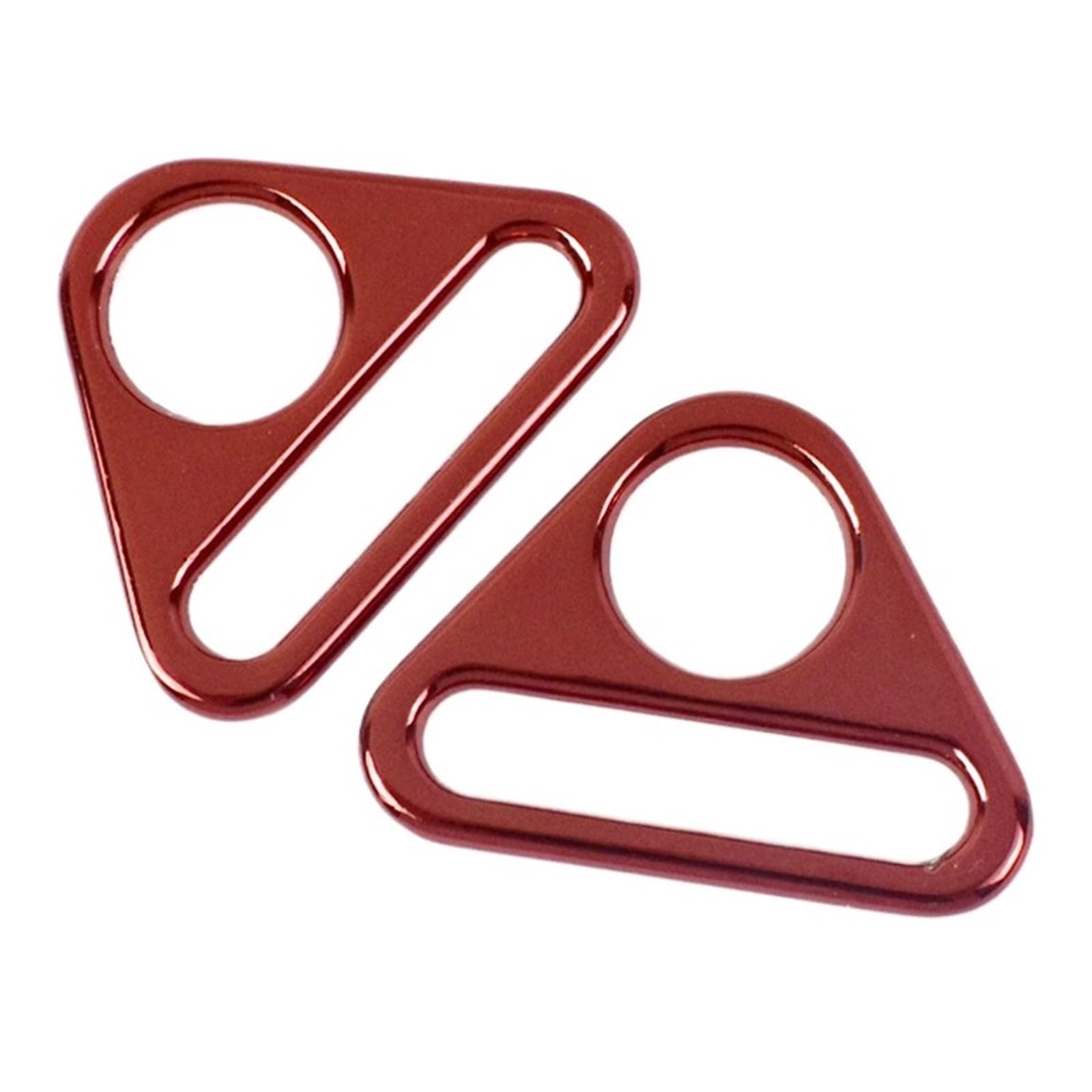 Disparador de resorte de metal,Hebillas de metal, 30 hebillas de metal de 25 mm for bolso, correa for mochila(Red)