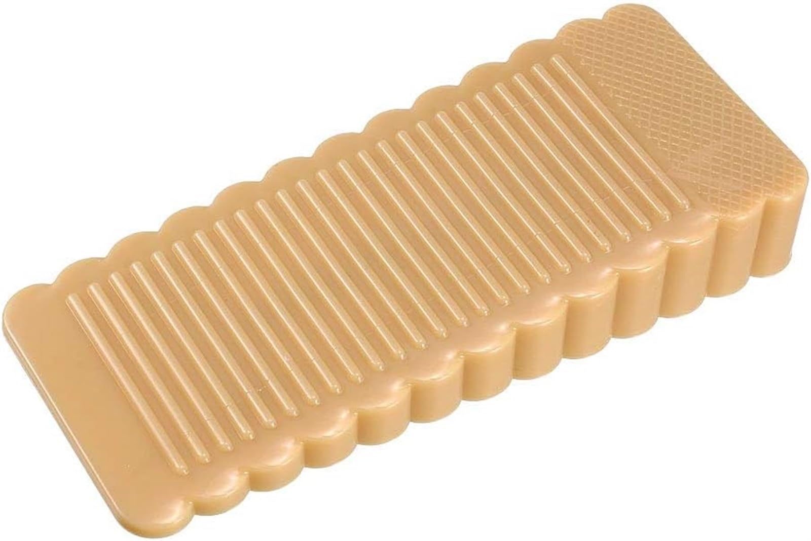 Cuña de puerta, Tope de puerta, Tope de puerta de goma Tope de puerta de seguridad Piso de cuña Bloqueo de tope de puerta antideslizante Naranja 2 piezas Amortiguador