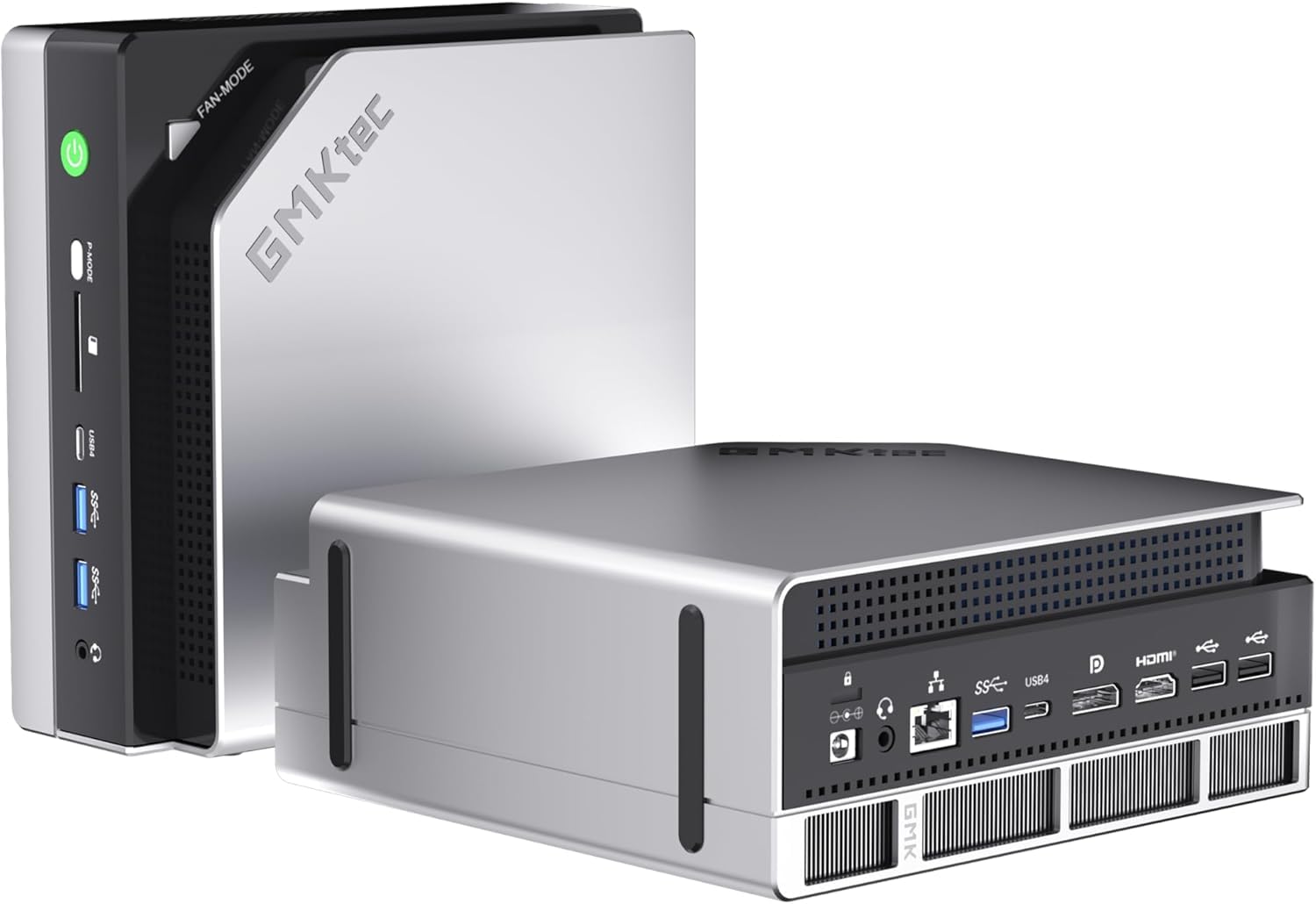 GMKtec Evo-X2 AI Mini PC AMD Ryzen AI Max+ 395 (16C/32T, jusqu'à 5.1 GHz), 126 Tops de Performance IA, 64 Go de RAM DDR5, SSD 1 to M.2 PCIE 4.0 X4, Mini PC Gaming avec Carte Graphique 8060S | WiFi 7
