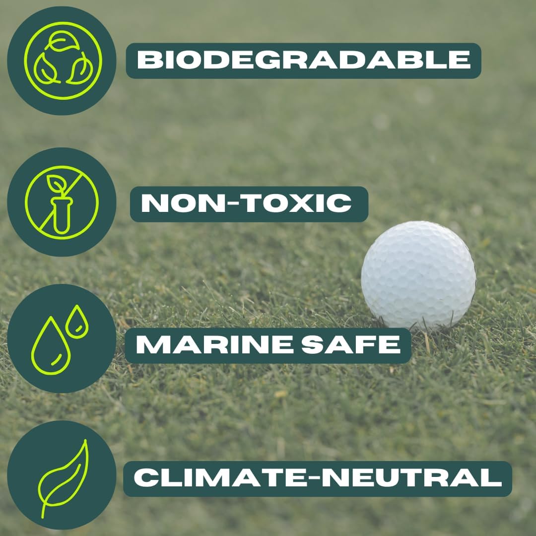 Biodegradable, Water-Soluble Golf Balls | Ideal for Eco-Friendly Gifts, Practice, Driving Ranges, Lakes, and Oceans | Not Meant for Tournament Play